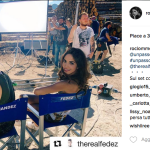 Rocio Munoz Morales seduce Fedez….sul set di Un Passo dal ..